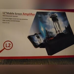 NIB-12" Mobile Screen Amplifier w/Bluetooth speaker